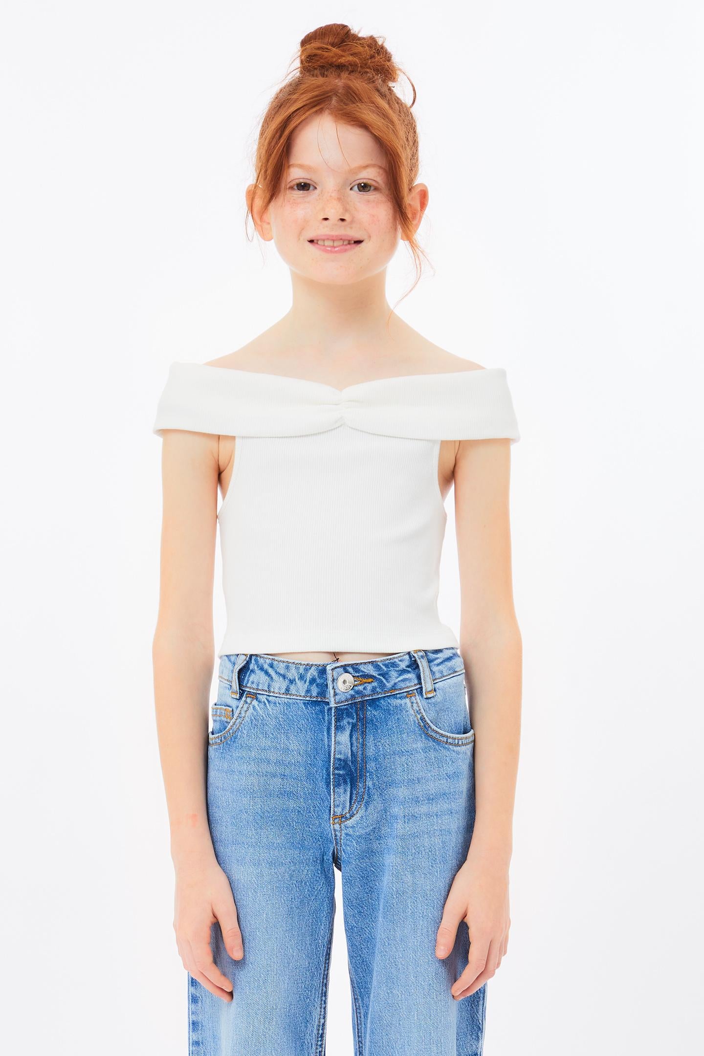 LIU JO TOP CORTO A COSTINE
